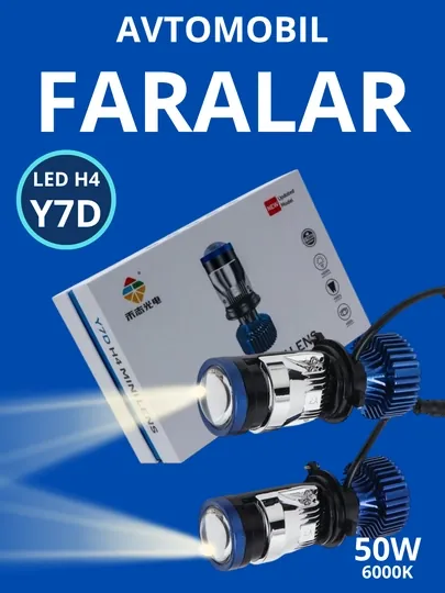 Y7D Y7 LED H4: линейный светодиод для автомобильных фар