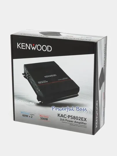 Kenwood KAC-PS802EX 500W — премиальный двухканальный усилитель
