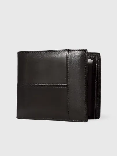 Мужской портмоне Genuine Leather Classic Black