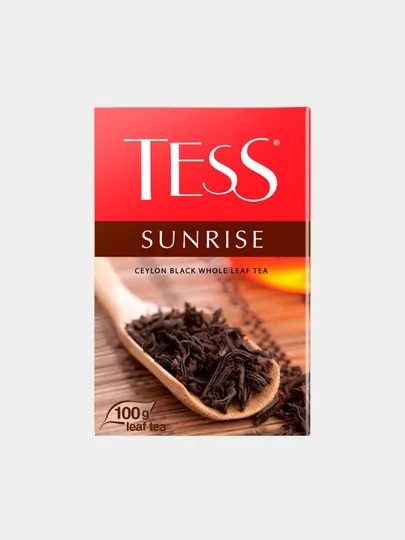 Черный чай Tess Sunrise, листовой, 100 гр