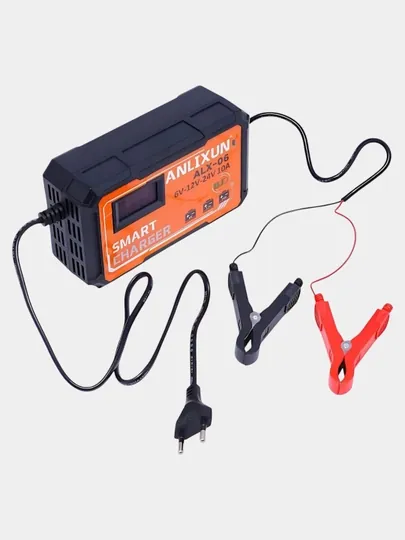 Зарядное устройство для аккумулятора  6V-12V-24V 10A ALX-06
