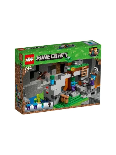 Конструктор LEGO Minecraft 21141, Пещера зомби, 241 деталь