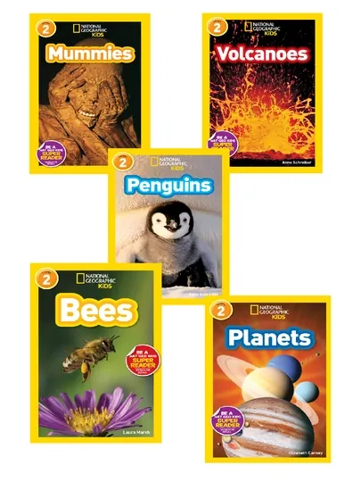 Книги National Geographic Kids Level 2: наборы и поштучно. Космос, история, животные