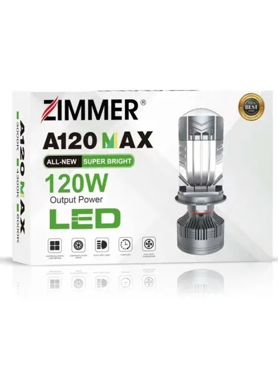 ZIMMER A120 MAX LED — автомобильная LED лампа 120W H4