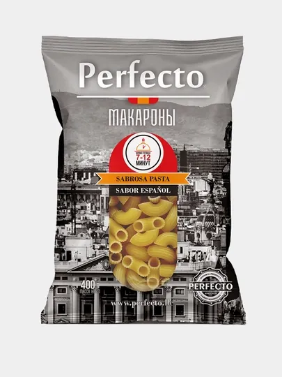 Макароны Perfecto , из высококачественной пшеничной муки, 400 г, Macaroni