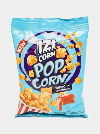 Попкорн Izi Corn карамельный 80, г