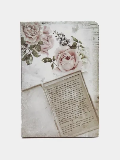 Блокнот в стилях Retro, Travel, Flowers, Love, Nature — NANOART-25ARK-БЕЛЫЙ