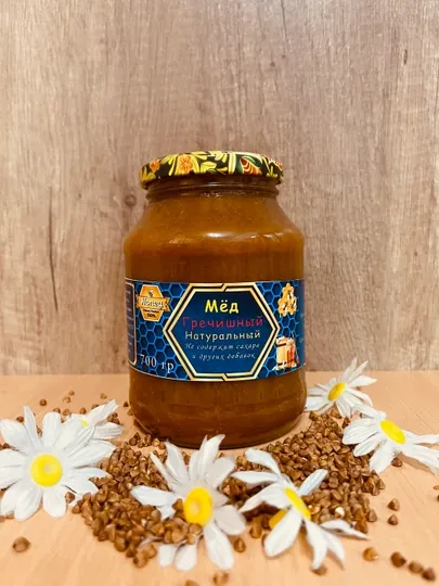 Натуральный Гречишный Мёд, 500 гр / 700 гр — BEEKEEP-ГРЕЧКА-КОРИЧН