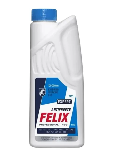 Антифриз FELIX Expert G11 готовый -40C синий, 1 кг