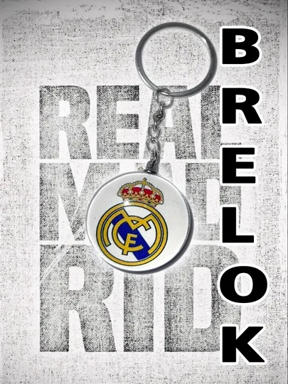 Брелок с логотипом Real Madrid – для настоящих фанатов