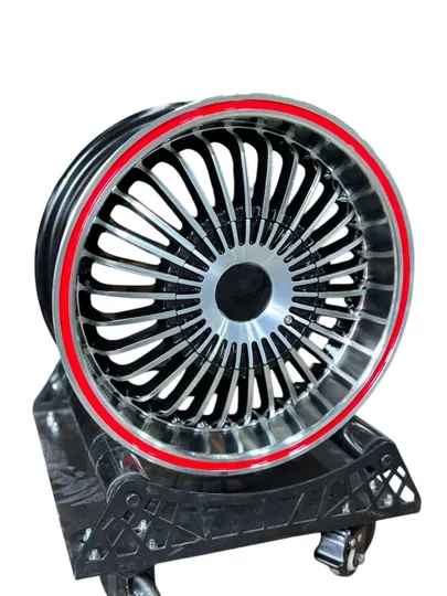 ASAMAN ELG Silver Redline 13R 5.5J 4/114