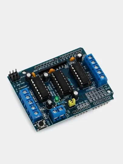 Драйвер моторов L293D Arduino UNO Motor shield