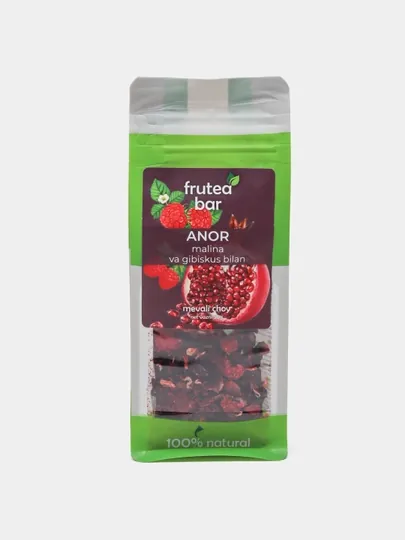 Fruteabar "Гранат с малиной и гибискусом" Чайный напиток сухой рассыпной, 50 гр
