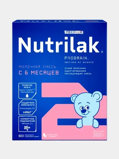 Сухая молочная смесь Nutrilak Premium 2, последующая, 300 г