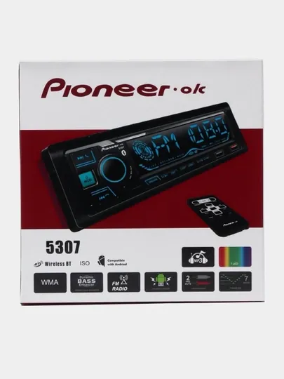 Автомагнитолa pioneer.pro dac 204, автозвук, MP3,