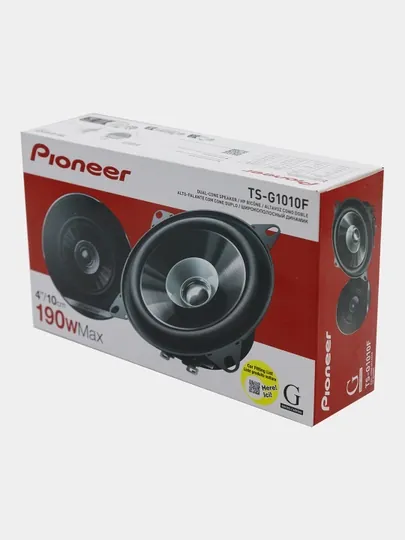 Автомобильные колонки Pioneer TS-G1010F, 190W, акустическая система для авто