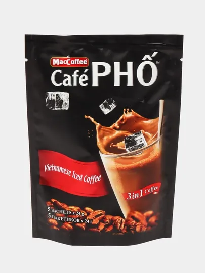 Растворимый кофе MacCoffee PHO 3в1, 24 г * 5 шт — REGIST-P038A39