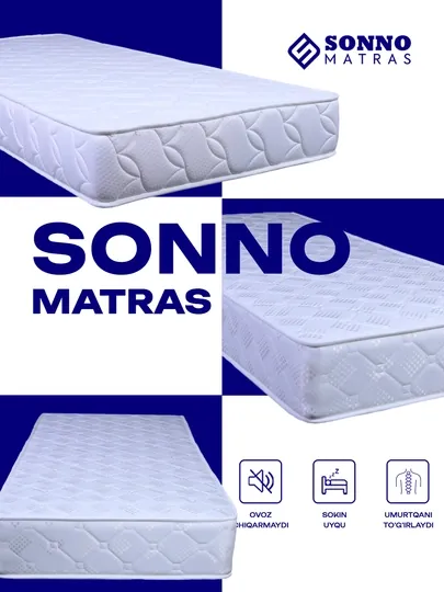 SONNO MATRASS – Идеальный матрас с анатомическим эффектом