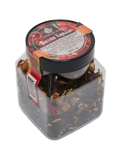 Фруктовый черный чай "Вишня Каркаде", 100 гр — BISTORE-ВКАРКАД