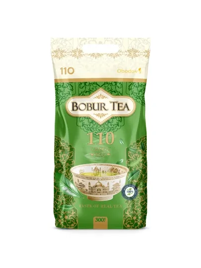 Bobur Tea 110 – Зелёный чай высшего сорта, 300 г / 400 г