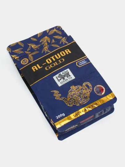 Чёрный цейлонский чай Al Otour Gold, с ароматом бергамота, 200 г — IRONCHO-3ЧЕРНЫЙ