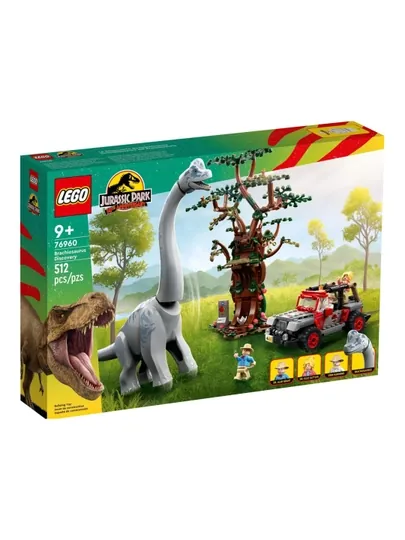 Конструктор LEGO Jurassic Park Открытие брахиозавра 76960, 512 деталей