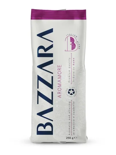 Кофе молотый Bazzara Aromamore, 250 г, арабика/робуста, средняя обжарка