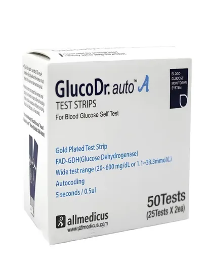 Тест полоски GlucoDr auto A