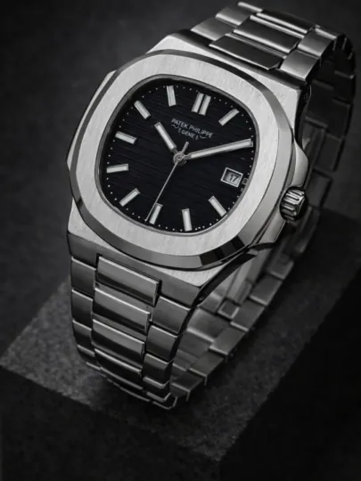 Мужские наручные часы Patek Philippe с механическим механизмом, дизайн, подходящий к любом