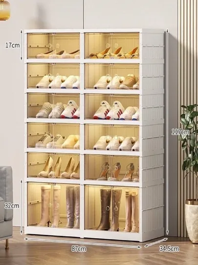 Многоуровневый складной шкаф для обуви — MIRMART-MM5555