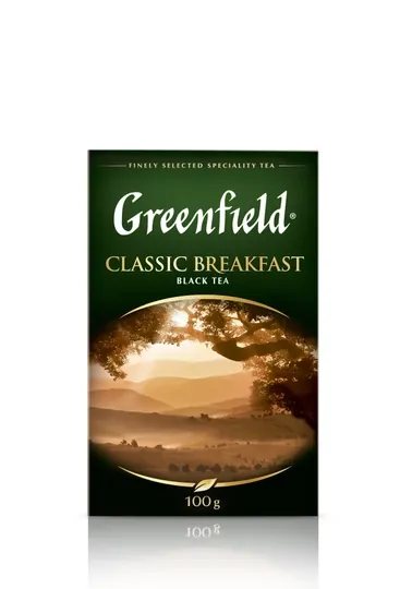 Чай черный Greenfield Classic Breakfast, листовой, 100 г