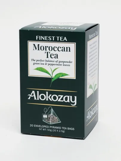 Чай в пирамидках Alokozay (20 фольгир. пак х 2.5г): Черный, Зеленый, Травы
