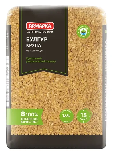 Булгур ЯРМАРКА из твёрдых сортов пшеницы, 700 г