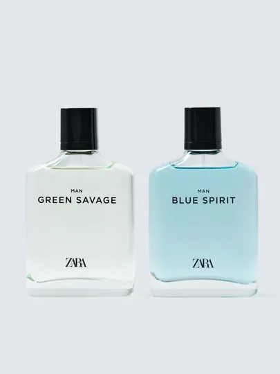 Туалетная вода для мужчин ZARA Green Savage 100 мл + Blue Spirit, 100 мл