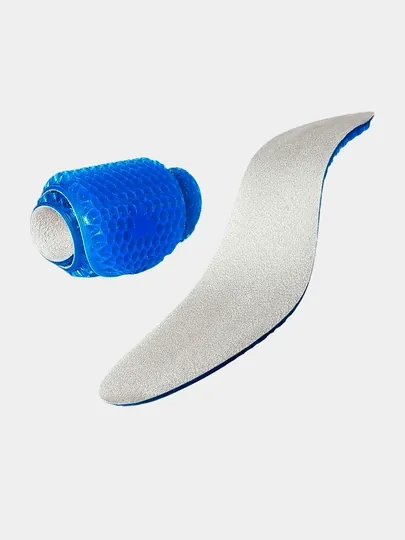 Стельки силиконовые , с эффектом памяти Memory Foam — GOLDENU-1501629-ГОЛУБ-44