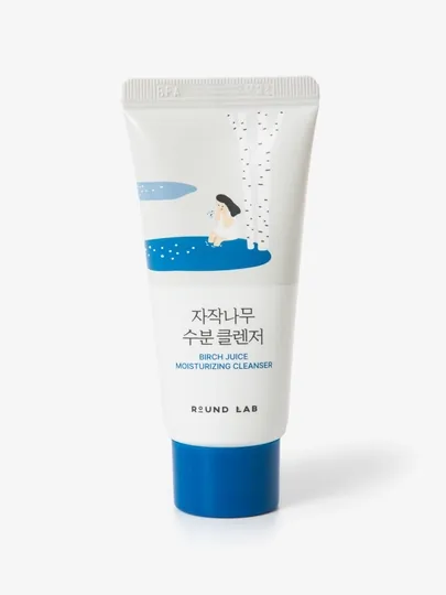 Набор миниатюр средств для лица с берёзовым соком Round Lab Birch Juice Trial Kit