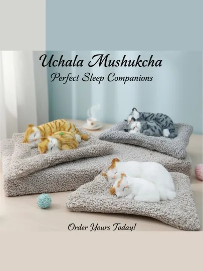 Сувенирная игрушка "Спящий котенок", для машины и дома