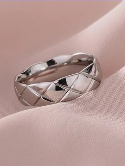 Для женщин и девушек, изящное кольцо в стиле "Cartier" — BEBI-KARTIE-УГОЛЬН-16