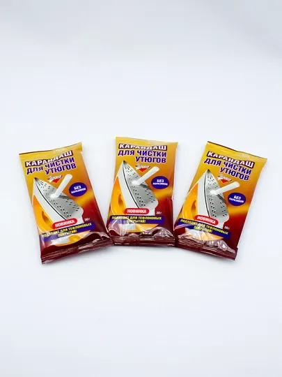 Карандаш для чистки утюгов Золушка, Россия, 3 шт