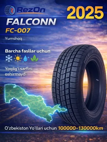 Шины FALCONN FC-007, 2025 год, всесезонные автомобильные шины