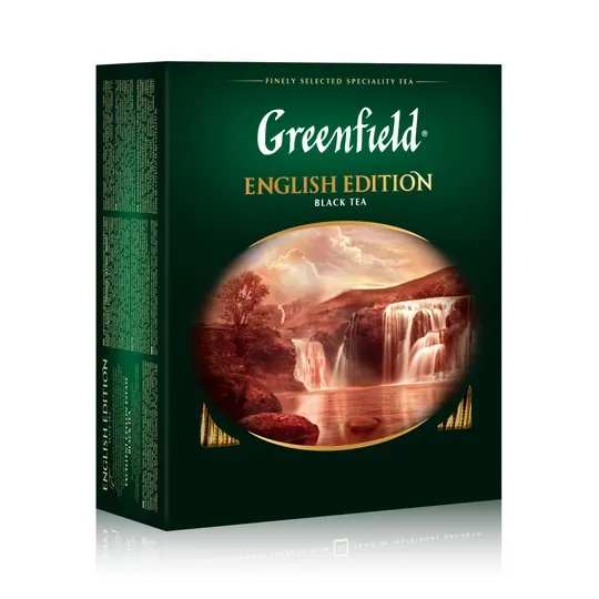 Чай черный Greenfield English edition, 2 г, 100 шт