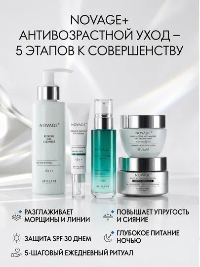 Комплексный уход против морщин Wrinkle Smooth Novage