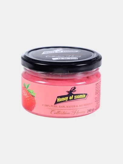 Кремовый мёд с клубникой - 240 гр — ZOMIN-DJSXZ02