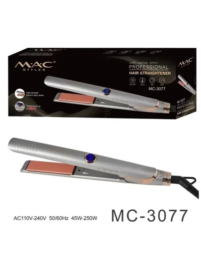 Профессиональный выпрямитель для волос MAC3077 Styler, с дисплеем и керамической пластиной
