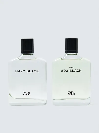 Туалетная вода для мужчин ZARA 800 Black 100 мл + Navy Black 100 мл