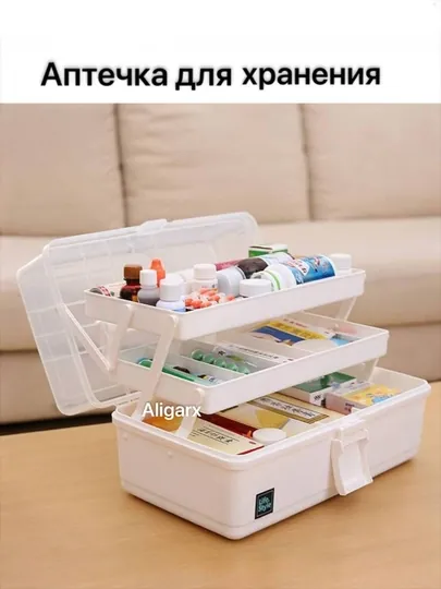 Аптечка дорожная, домашняя, органайзер для хранения медикаментов