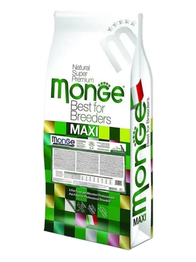 Корм сухой для собак крупных пород Monge Dog Maxi Adult Chicken, 15 кг, с курицей
