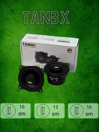 Автомобильные колонки Tanbx, акустическая система, динамики комплект из 2-х штук