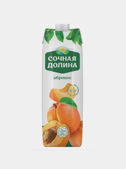Сок Сочная долина абрикос, 1 л