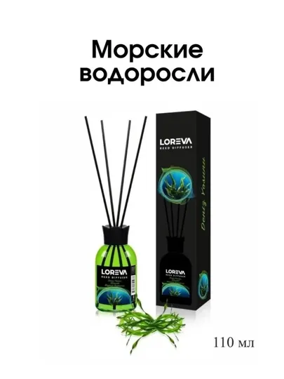 Освежитель воздуха "LOREVA" для дома, автомобиля и офиса с запахом Водорослей, 110 мл